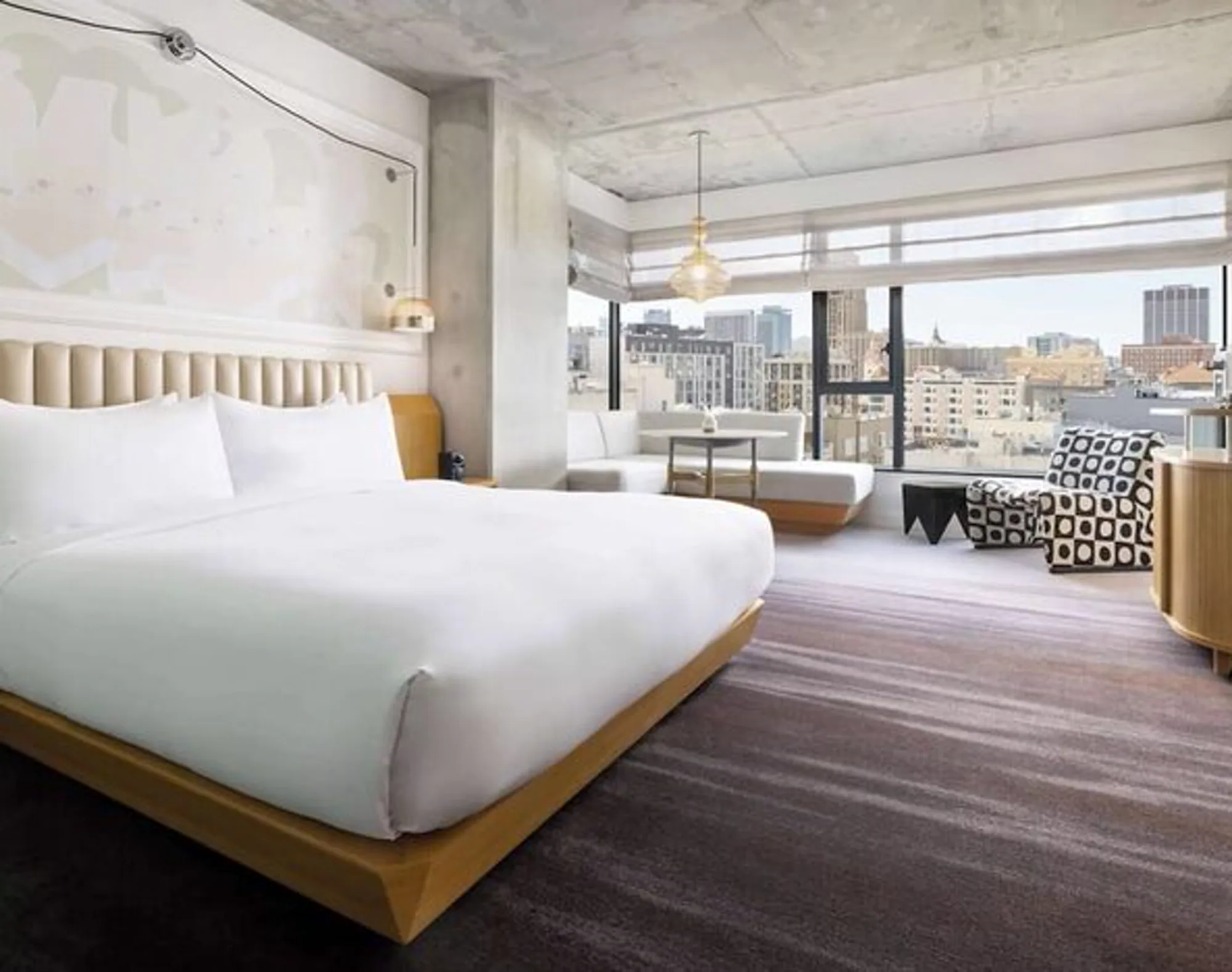 Guest room at Timbri Hotel San Francisco